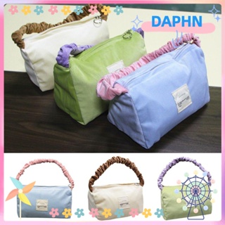 Daphs กระเป๋าเครื่องสําอาง ผ้าลูกฟูก อเนกประสงค์ จุของได้เยอะ สีแคนดี้ สําหรับผู้หญิง