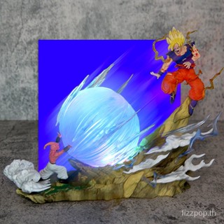 [Spot] Dragon Ball hand-made buou vs Sun Wukong Battle model statue Turtle Pie merit color box gift wholesale J99T