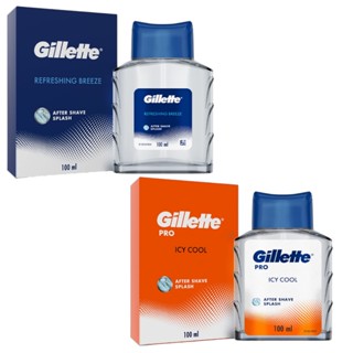 Gillette After Shave Resfreshing Breeze/ Icy Cool 50/100ml. ยิลเล็ตต์อาฟเตอร์เชฟ