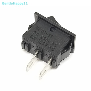 Gentlehappy ปุ่มสวิตช์เปิด ปิด 2Pin 10*15 มม. สําหรับรถยนต์ รถบรรทุก เรือ 1 ชิ้น ต่อล็อต