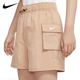 [ขายดี พร้อมส่ง] Nike ของแท้ 100% กางเกงขาสั้นลําลอง ผ้าถัก พิมพ์ลาย ทรงหลวม ใส่สบาย สําหรับผู้หญิง เหมาะกับการเล่นกีฬา DM6248-200