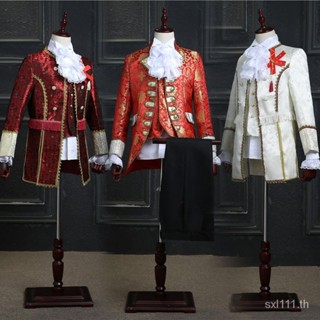 [New] European-style court uniform Prince mens clothing Korean general British royal photo Mens Korean clothing performance Annual Meeting stage outfit 6TSG