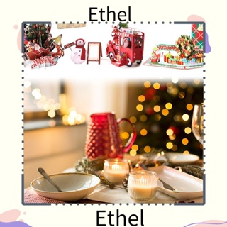 Ethel1 โปสการ์ดอวยพรคริสต์มาส ลายซานตาคลอส สโนว์แมน สําหรับเทศกาลปีใหม่