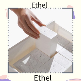 Ethel1 กล่องลิ้นชัก ABS แบบหนา สีขาว สําหรับเก็บโฟโต้การ์ด