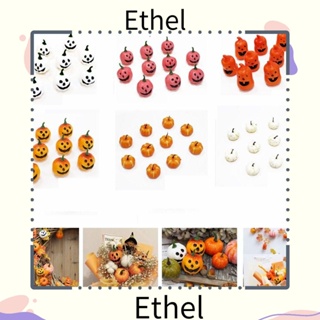 Ethel1 ผักจําลอง DIY หลากสี สําหรับตกแต่งฟาร์มเฮาส์ วันขอบคุณพระเจ้า 10 ชิ้น|ฟักทอง บ้าน