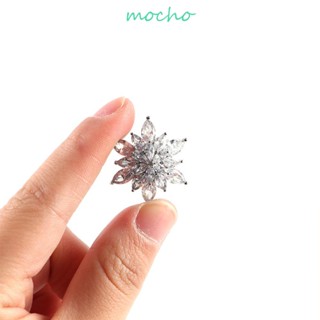 Mocho เข็มกลัด Pins ของขวัญแฟชั่นผู้หญิงดอกไม้คริสต์มาสพลอยเทียมผู้หญิงเครื่องประดับ