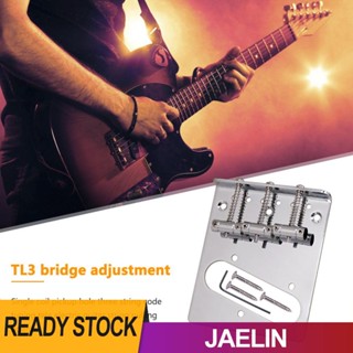 สะพานสาย 3 อาน พร้อมประแจสกรู สําหรับกีตาร์ไฟฟ้า Telecaster Tele TL [Jaelin.th]