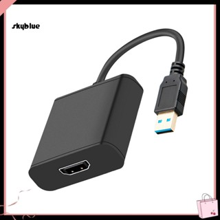 [Sy] Hd 1080P USB 30 to HDMI-compatible Video Cable Adapter สําหรับ PC Laptop HDTV LCD TV Converter