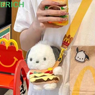 Erich Pochacco Hamburger กระเป๋าสะพายไหล่ ลายการ์ตูนตุ๊กตา สามารถปรับได้ เหมาะกับของขวัญวันเกิด สําหรับเด็กผู้หญิง