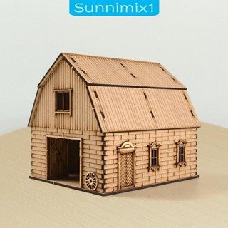 [Sunnimix1] โมเดลฉากสถาปัตยกรรมไม้ 1/72 DIY อุปกรณ์เสริม สําหรับตกแต่งภูมิทัศน์ขนาดเล็ก