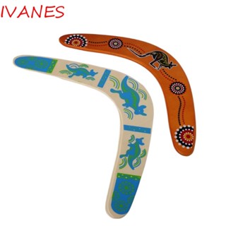 Ivanes Flying Boomerang ของเล่นเด็ก พร็อพเกม จิงโจ้บูมเมอแรง แบบโต้ตอบ ของขวัญเด็ก เกมโต้ตอบ ของเล่นกีฬา จิงโจ้บูมเมอแรง