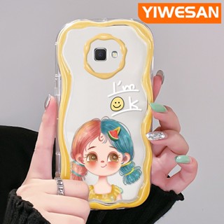 เคสมือถือ แบบนิ่ม แบบใส ลายการ์ตูนผู้หญิงน่ารัก กันกระแทก สําหรับ Samsung J7 Prime J7 Prime 2 J2 Prime