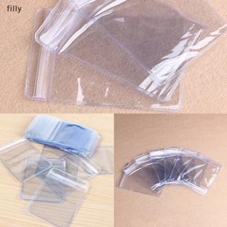 ใหม่ ซองพลาสติก PVC ใส สําหรับใส่เหรียญ 100 ชิ้น