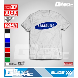 GOOD YFเสื้อยืด พิมพ์ลายโลโก้ 01 คุณภาพสูง สําหรับ Samsung