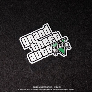 สติกเกอร์สะท้อนแสง ลาย Give He Loves 5 R Star Game สําหรับติดตกแต่งรถยนต์ Gta5