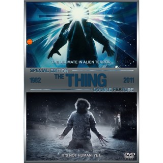 หนังแผ่น DVD The Thing ไอ้ตัวเขมือบโลก (1982) The Thing แหวกมฤตยู อสูรใต้โลก (2011) DVD Master เสียงไทย (เสียง ไทย/อังกฤ