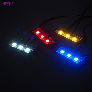 Nfph&gt; ใหม่ ไฟเบรก LED 12V กันน้ํา สําหรับติดป้ายทะเบียนรถจักรยานยนต์ 1 ชิ้น