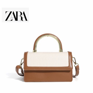 Zara กระเป๋าสะพายไหล่ ทรงสี่เหลี่ยม ขนาดเล็ก ระดับไฮเอนด์ แฟชั่นยอดนิยม สําหรับสตรี