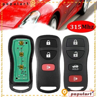 Popular รีโมตกุญแจรถยนต์ ID46 315MHZ KBRASTU15 3/4 ปุ่ม สําหรับ Infiniti Nissan Armada Frontier Murano Pathfinder