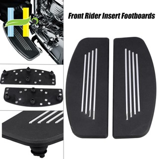 ที่พักเท้าด้านหน้ารถจักรยานยนต์ สําหรับ Harley Street Electra Tri Road Glide Rider Foot Pedal Covers 1 คู่