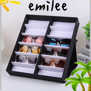 EMILEE ถาดเก็บแว่นตา แบบพกพา 12 ช่อง