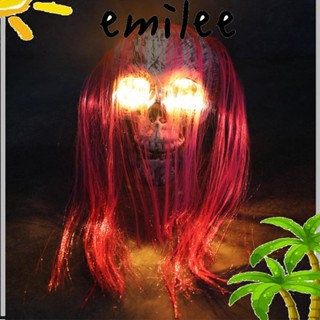 Emilee โคมไฟหัวกะโหลก คุณภาพสูง สําหรับแขวนตกแต่งปาร์ตี้ฮาโลวีน