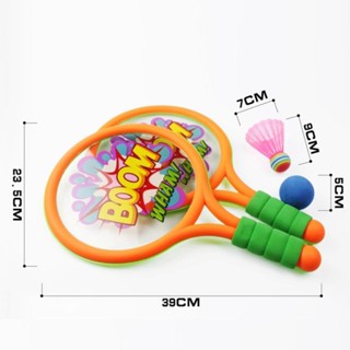 [Tachiuwa21] ลูกเทนนิสแบดมินตัน และไม้เทนนิส ของเล่นสําหรับเด็ก