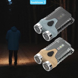 [baoblaze2] พวงกุญแจไฟฉาย LED ขนาดเล็ก ชาร์จ USB สําหรับเดินทาง เดินป่า ผจญภัย ทําสวน ทํางาน