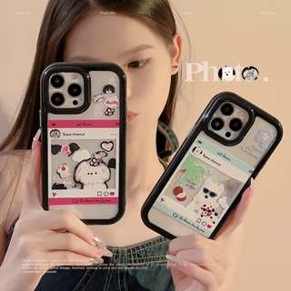 เคสซิลิโคน ลายการ์ตูนสุนัขน่ารัก สําหรับ Iphone X XR XM 14 11 12 13 PRO MAX AT0582