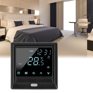 Ryo Tools เครื่องควบคุมอุณหภูมิอัจฉริยะ หน้าจอสัมผัส LCD APP รีโมทคอนโทรล Bluetooth Smart Thermostat AC85V‑250V