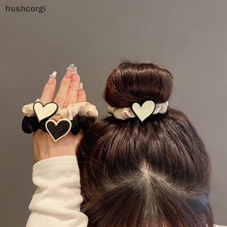 [hushcorgi] ใหม่ ยางรัดผมหางม้า แบบหนา ยืดหยุ่น เครื่องประดับแฟชั่น สําหรับผู้หญิง พร้อมส่ง