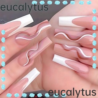 Eucalytus1 เล็บปลอม ถอดออกได้ DIY 24 ชิ้น