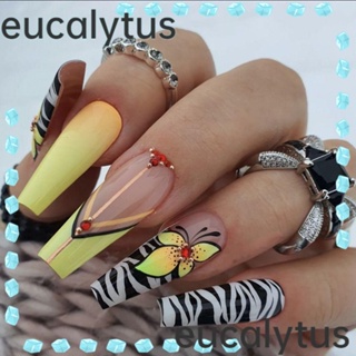 Eucalytus1 เล็บปลอม แบบกด ถอดออกได้ สวมใส่ได้