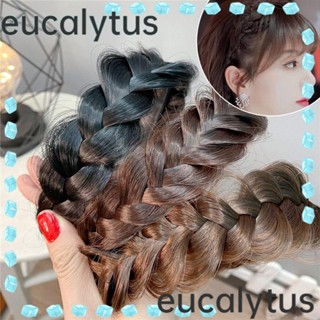 Eucalytus1 ที่คาดผม แบบหนา ถักเปีย รูปก้างปลา