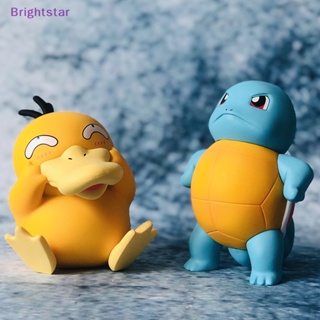 Brightstar ใหม่ โมเดลฟิกเกอร์ การ์ตูนโปเกม่อน Psyduck Snorlax น่ารัก ของเล่น ของขวัญ สําหรับเด็ก