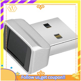 เครื่องอ่านลายนิ้วมือ USB สําหรับ Windows Security Key Biometric Fingerprint Scanner Sensor Module สําหรับติดต่อทันที ง่าย