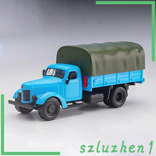 [Szluzhen1] โมเดลรถบรรทุกโลหะ 1:64 สําหรับตกแต่งภูมิทัศน์ขนาดเล็ก