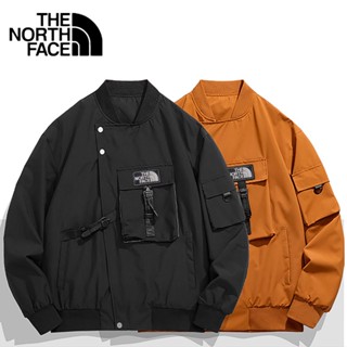 เสื้อแจ็กเก็ตคาร์โก้ ปักลายโลโก้ The North Face แบบดั้งเดิม สําหรับผู้ชาย และผู้หญิง