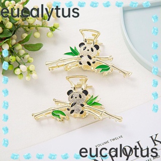 Eucalytus1 กิ๊บติดผมโลหะ ลายดอกไม้ สไตล์วินเทจ สําหรับเด็กผู้หญิง