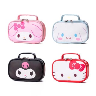 Sanrio กระเป๋าเครื่องเขียน กระเป๋าเครื่องสําอาง อเนกประสงค์ ลายการ์ตูนน่ารัก ความจุขนาดใหญ่ แบบพกพา สําหรับนักเรียน