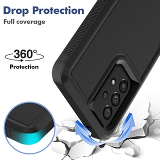 สําหรับ Samsung Galaxy A53 A73 A33 A23 A13 5G 4G Heavy-Duty Tough ทนทานกันกระแทกป้องกันกรณีฝาครอบ