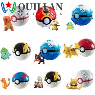 Quillan ฟิกเกอร์ Pokemon Elf Ball Vulpix Squirtle Variant ของเล่นสําหรับเด็ก