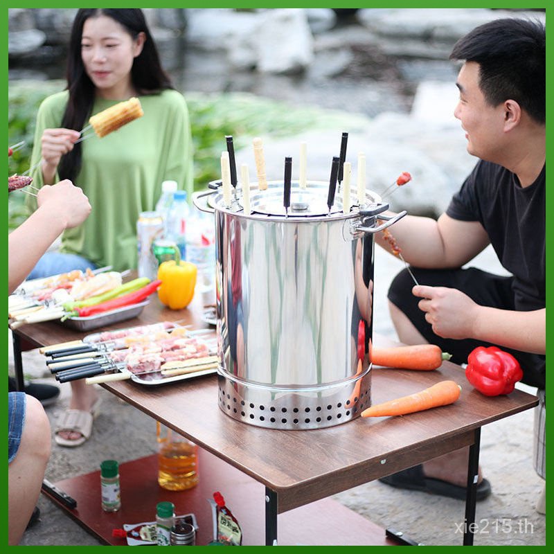 2023 new เตาย่างบาร์บีคิว​เตาอบแบบถ่านไร้ควัน เตาย่างบาร์บีคิวไร้ควัน t jean เตาย่างบาร์บีคิวเตาถ่าน