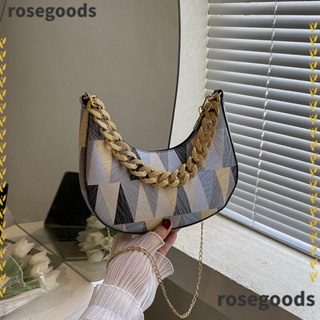 Rosegoods1 Hobo กระเป๋าสะพายข้าง หนัง PU น้ําหนักเบา ขนาดเล็ก หลากสีสัน สําหรับผู้หญิง