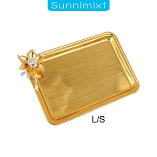 [Sunnimix1] ถาดโลหะ ทนทาน สําหรับใส่ขนมหวาน เค้ก ผลไม้ ใช้ในบ้าน ห้องครัว บาร์