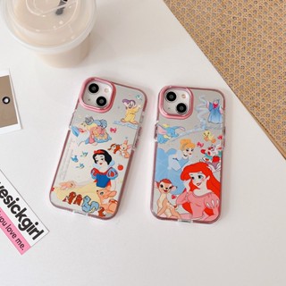 เคสโทรศัพท์มือถือ กันกระแทก ลายเจ้าหญิงนางเงือก สําหรับ iPhone 14Pro 13 12 11 Pro Max