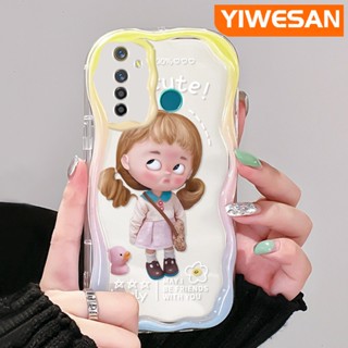 เคสโทรศัพท์มือถือ ซิลิโคนใส กันกระแทก ลายการ์ตูนเด็กผู้หญิงน่ารัก สีสันสดใส สําหรับ Realme 5 5i 5s 5 Pro 6i Narzo 20A Q