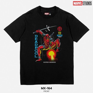 เสื้อยืดการ์ตูน มาร์เวล ลาย DEADPOOL ลิขสิทธ์แท้ MARVEL COMICS  T-SHIRTS (MX-164)