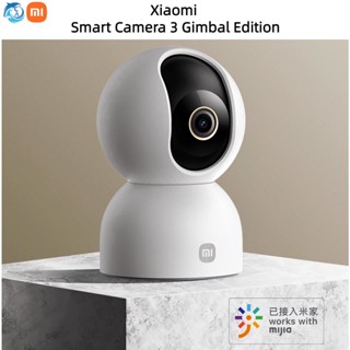 Xiaomi Mijia กล้องอัจฉริยะ 3 PTZ เวอร์ชั่น 360 องศา AI พาโนรามา HD สําหรับบ้าน สํานักงาน