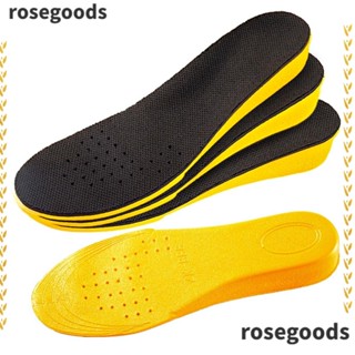 Rosegoods1 แผ่นเสริมส้นรองเท้า ดูดซับแรงกระแทก ระบายอากาศ ดับกลิ่น 1 คู่